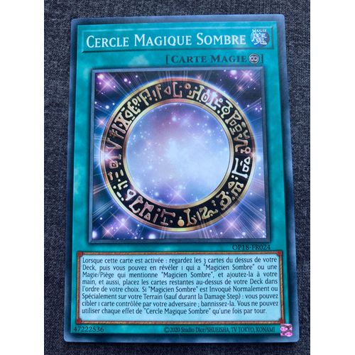 Cercle Magique Sombre - Op18-Fr024 - Yu-Gi-Oh ! - Commune