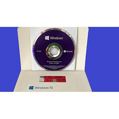 Windows 10 Pro - Licence - 1 Licence - Oem - Dvd - 64-Bit - Allemand)