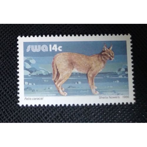 Timbre Sud-Ouest Africain Yt 544 Caracal (Caracal Caracal) 1986 ( 050306 )