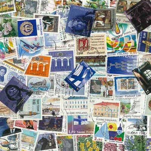 Collection De Timbres Finlande Oblitérés : Qté - 1400 Timbres Différents