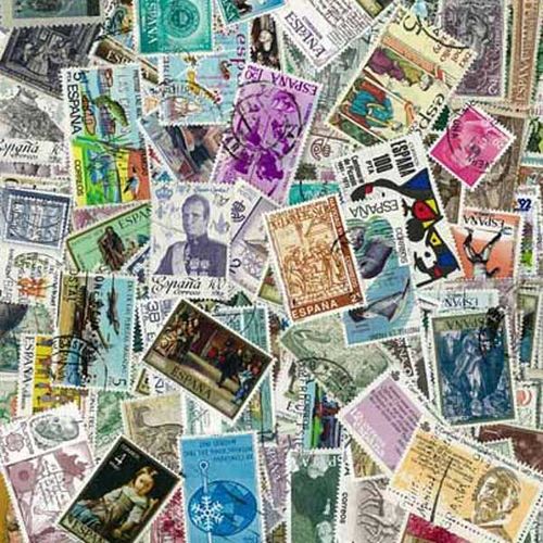 Collection De Timbres Espagne Oblitérés : Qté - 3000 Timbres Différents