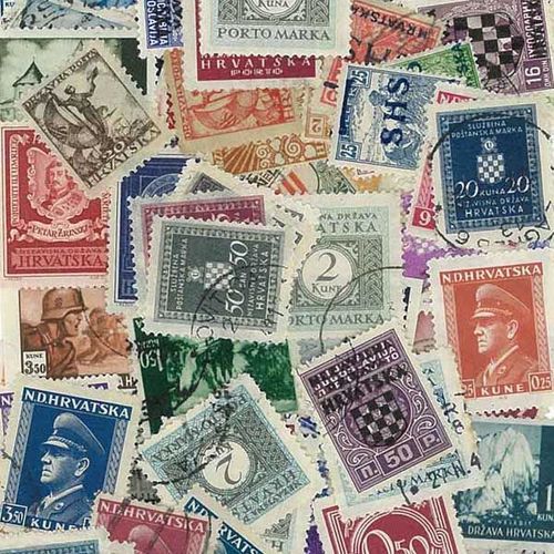 Collection De Timbres Croatie Avant 1945 Oblitérés : Qté - 25 Timbres Différents