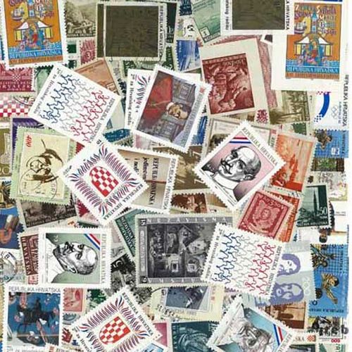 Collection De Timbres Croatie Oblitérés : Qté - 200 Timbres Différents