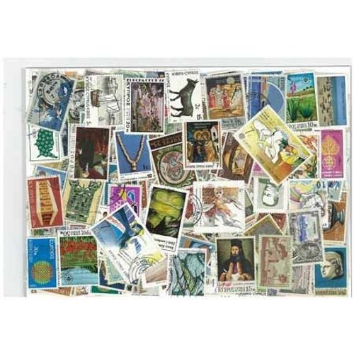 Collection De Timbres Chypre Oblitérés : Qté - 25 Timbres Différents