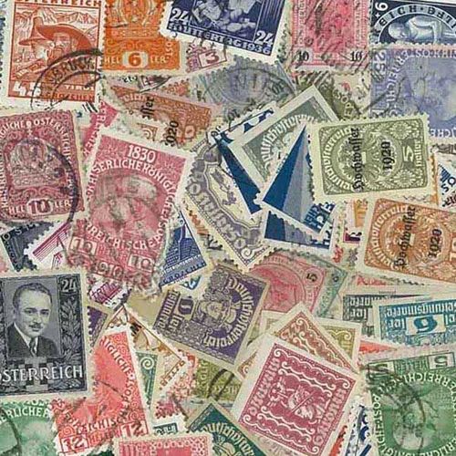 Collection De Timbres Autriche Avant 38 Oblitérés : Qté - 300 Timbres Différents