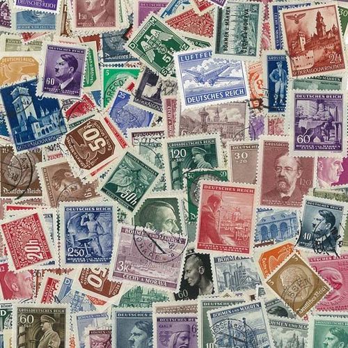 Collection De Timbres Allemagne 1933/1945 Oblitérés : Qté - 200 Timbres Différents