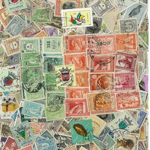 Collection De Timbres Portugal Colonies Oblitérés : Qté - 300 Timbres Différents