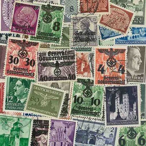 Collection de timbres Gouvernement General oblitér&ea