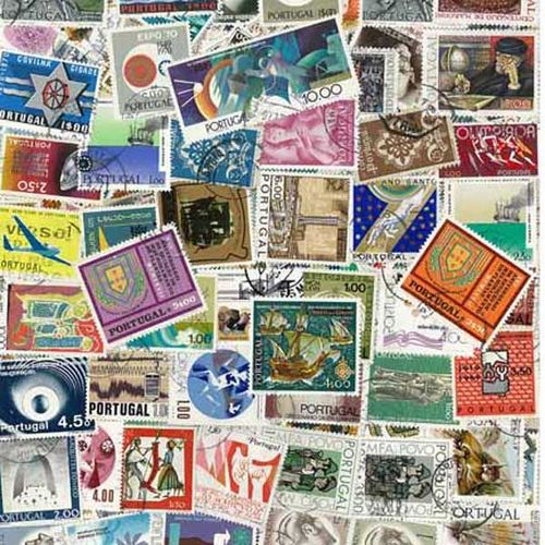 Collection De Timbres Portugal Oblitérés : Qté - 2000 Timbres Différents