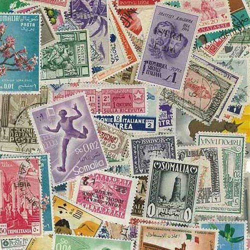 Collection De Timbres Italie Colonies Oblitérés : Qté - 200 Timbres Différents