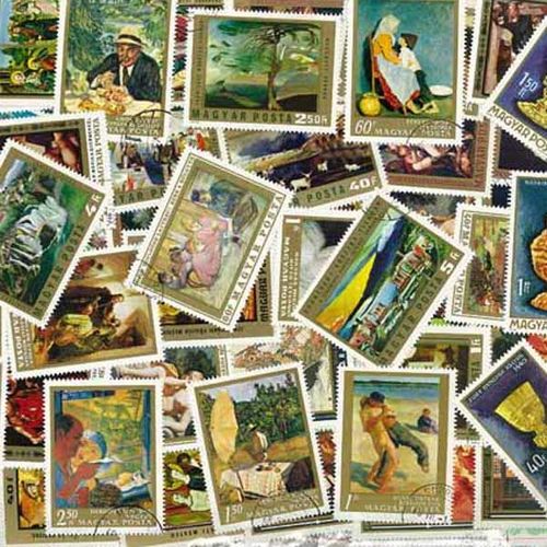 Collection De Timbres Hongrie Oblitérés : Qté - 3000 Timbres Différents
