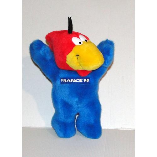 Peluche Coq France 98 Vintage Total 1995 Isl - Doudou Coq Sportif 25 Cm