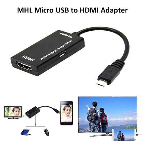 Câble Micro USB 2.0 MHL vers HDMI, convertisseur HD 1080P, pour Android, Samsung, Mini adaptateur Micro USB, livraison directe