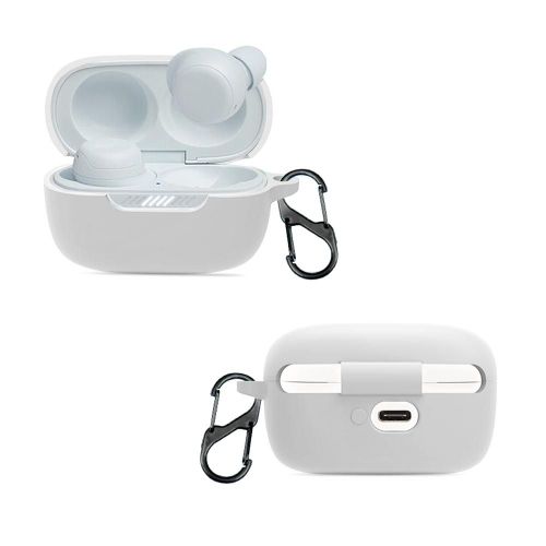 Étui de protection en Silicone pour écouteurs JBL LIVE FREE NC, coque anti-poussière avec Ho, boîtier de chargement pour écouteurs LIVE FREENC