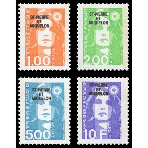 Timbre Collection St Pierre & Miquelon N° Yvert Et Tellier 523/526 Neuf Sans Charnière