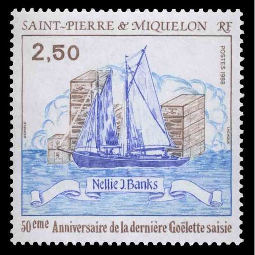 Timbre Collection Saint Pierre Et Miquelon - Yvert Et Tellier N° 492 - Neuf Sans Charnière