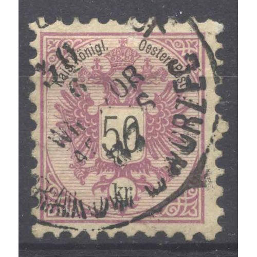 Timbre Collection Autriche N° Yvert Et Tellier 45 Oblitérés