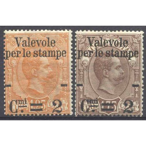 Timbre Collection Italie N° Yvert Et Tellier 50/51 Neuf Avec Charnière