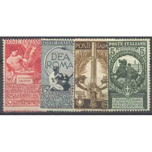 Timbre Collection Italie N° Yvert Et Tellier 88/91 Neuf Avec Charnière