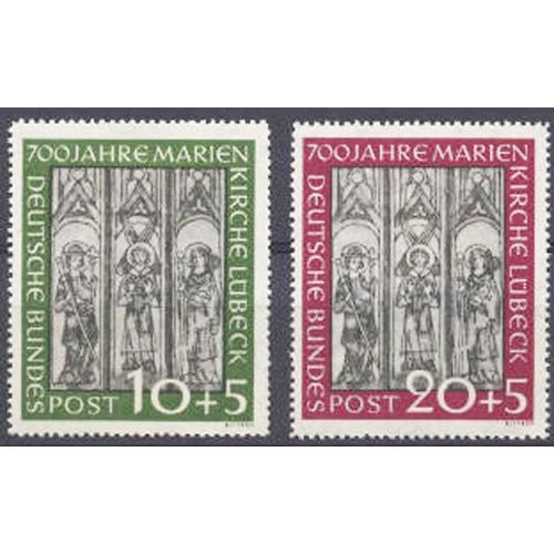 Timbre Collection Rfa N° Yvert Et Tellier 25/26 Neuf Avec Charnière