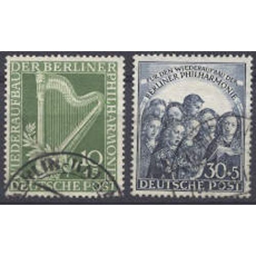 Timbre Collection Berlin N° Yvert Et Tellier 58/59 Oblitérés