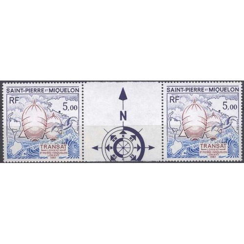 Timbre Collection Saint Pierre Et Miquelon - Yvert Et Tellier N° 477a - Neuf Sans Charnière