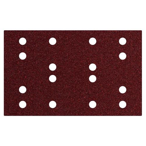 Metabo Feuilles abrasives auto-agrippantes 80 x 133 mm, P 40, 16 trous, à fixation auto-agrippante (SRA) - 635190000