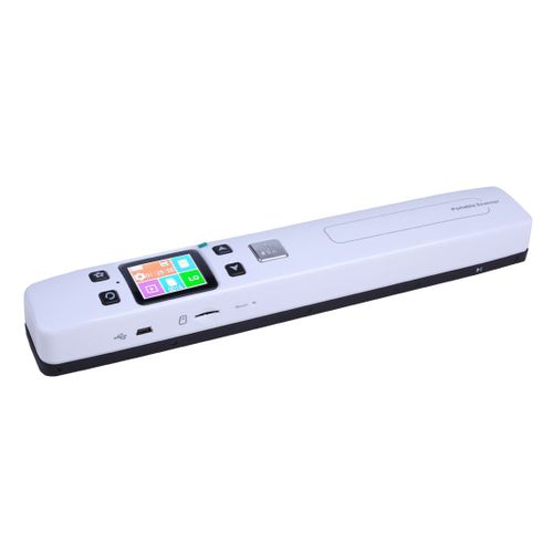 Scanner Portable Windows Mac Os Scanneur USB LCD LED Pdf Jpg Blanc + SD 4Go YONIS