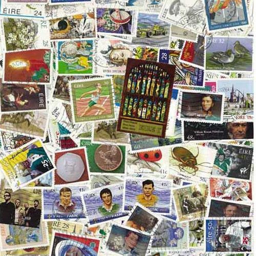 Collection De Timbres Irlande Oblitérés : Qté - 500 Timbres Différents