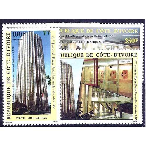 Timbre Collection Côte D'ivoire N° Yvert Et Tellier 637/640 Neuf Sans Charnière