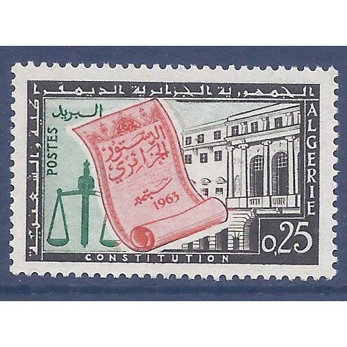Timbre Collection Algérie N° Yvert Et Tellier 381 Neuf Sans Charnière
