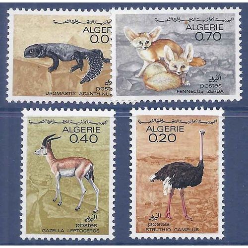 Timbre Collection Algérie N° Yvert Et Tellier 447/450 Neuf Sans Charnière