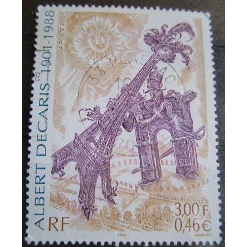 2001. F3435: Centenaire De La Naissance D'albert Decaris