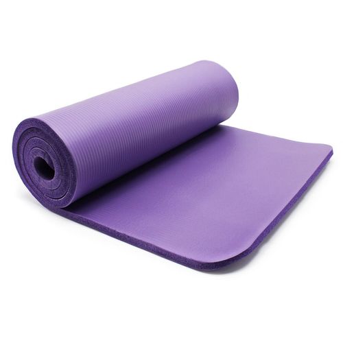 Tapis De Yoga Sol Fitness Aérobic Pilates Gymnastique Épais Antidérapant Violet 180 X 60 X 1,5 Cm Helloshop26 16_0001549