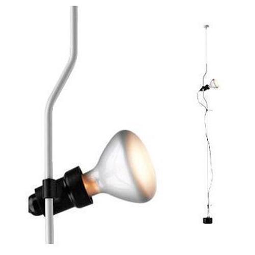 Flos Lampe À Suspension Parentesi (Blanc - Acier / Élastomère)