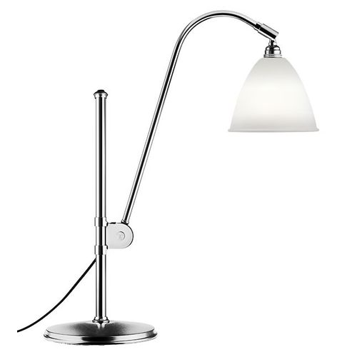 Gubi Lampe De Table Bestlite Bl1 (Porcelaine Fine / Chromé - Métal)