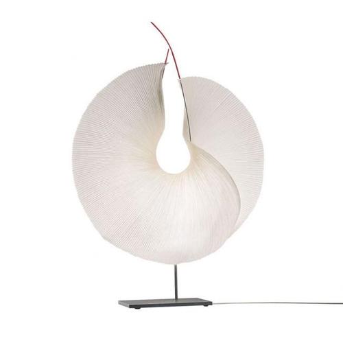 Ingo Maurer Lampe De Table Yoruba Rose (Led - Papier Japonnais Et Métal)