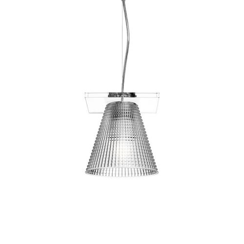 Kartell Lampe À Suspension Light-Air (Version Sculpté Transparent - Technopolymère Thermoplastique Transparent)