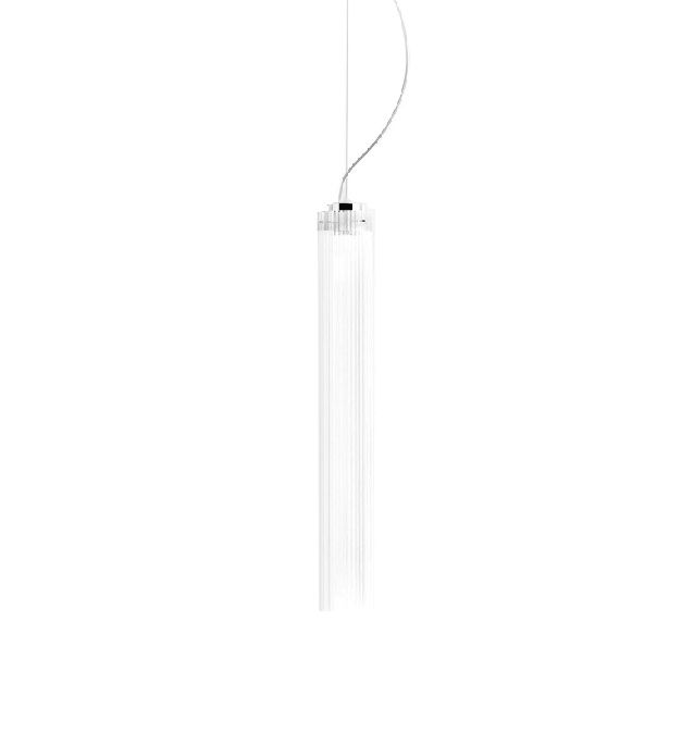 Kartell Lampe À Suspension Rifly (H 60 Cm - Pmma Transparent)