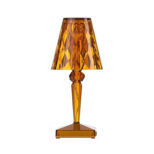 Kartell Lampe De Table Battery (Ambre - Pmma Transparent)