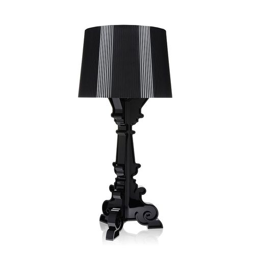 Kartell Lampe De Table Bourgie (Noir - Polycarbonate 2.0 À Partir De Matière Première Renouvelable)