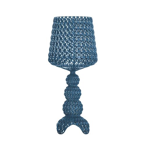 Kartell Lampe De Table Mini Kabuki (Bleu - Polycarbonate 2.0 À Partir De Matière Première Renouvelable)
