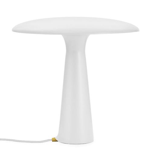 Normann Copenhagen Lampe De Table Shelter (Blanc - Acier Verni)