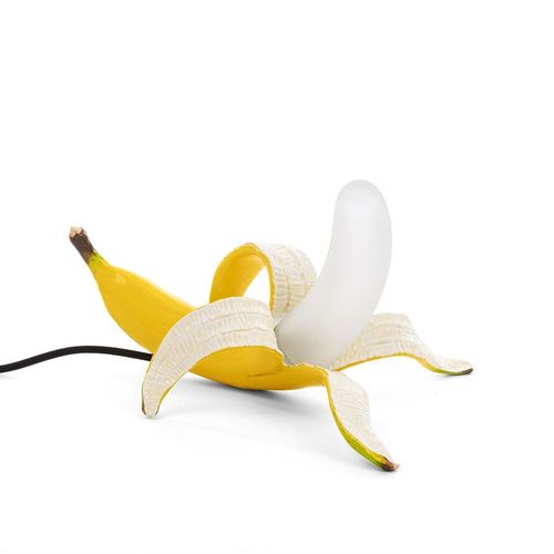 Seletti Lampe De Table Banana Lamp Yellow (Dewey - Résine Et Verre)