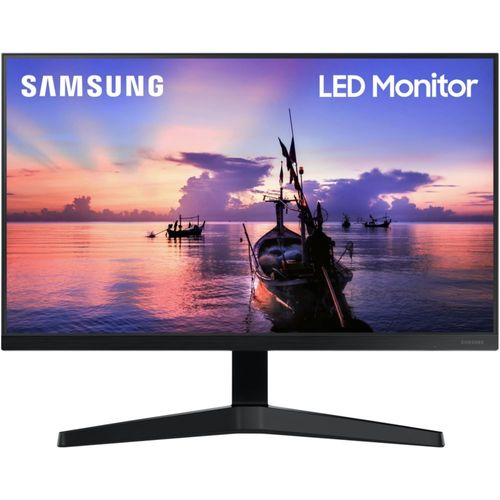 Samsung F27T350FHR - Écran LED - 27" - 1920 x 1080 Full HD (1080p) @ 75 Hz - IPS - 250 cd/m² - 1000:1 - 5 ms - HDMI, VGA - gris foncé/bleu