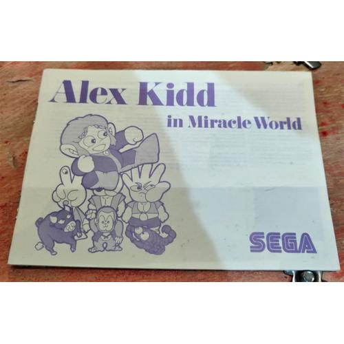 Notice Alex Kidd In Miracle World