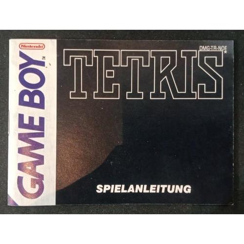 Tetris - Notice Officielle Allemande Noe - Gameboy