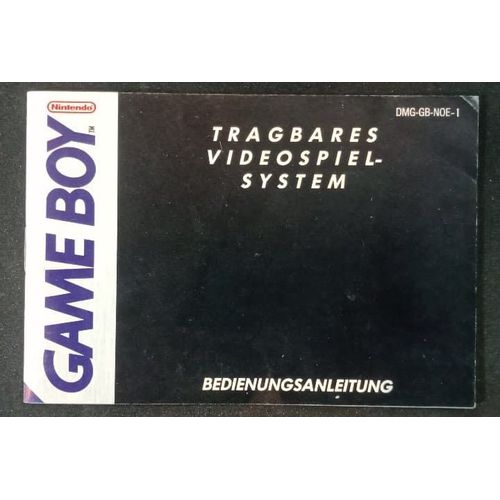 Notice Système Gameboy - Game Boy