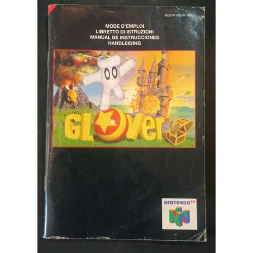 Glover - Notice Officielle - Nintendo 64
