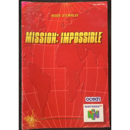 Mission Impossible - Notice Officielle - Nintendo 64